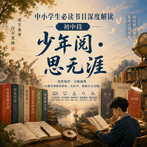 中小学生必读书目深度解读——初中段：少年阅·思无涯